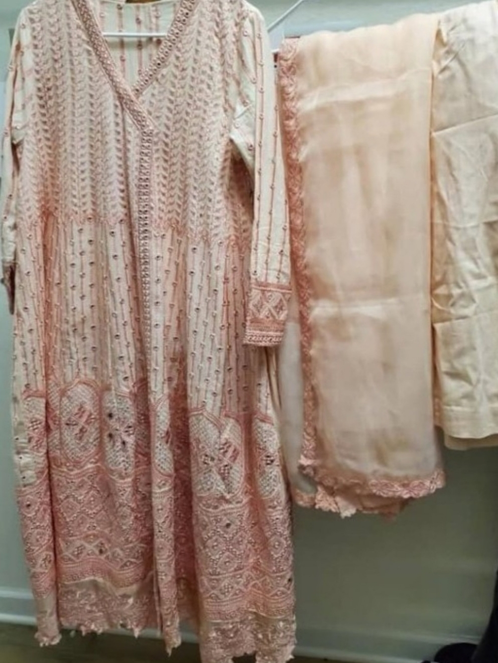 Ayesha Somaya Long Sleeve 3 Piece Dress - Picture 9 of 11
